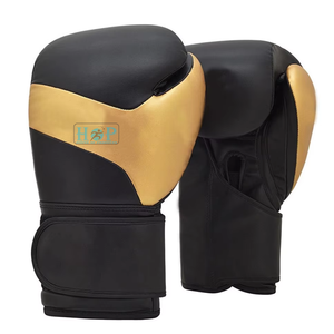Gants de boxe haut de gamme avec rembourrage de protection haute densité, ajustement ergonomique de la main, ventilation en maille respirante, poignet réglable - Product Image 1