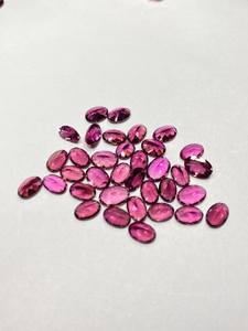 Turmalina rosa natural, piedra preciosa suelta facetada de corte ovalado, 3x5, 6x4, 7x5, 6x8 mm para la fabricación de joyas. - Product Image 6