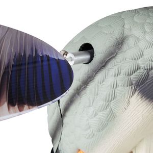 Señuelo de pato de plástico realista con movimiento de ala giratoria para exteriores, señuelo de pato realista para estanques, lagos, caza, flotante, para piscinas - Product Image 4