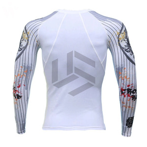 เสื้อคอมเพรสชั่นรุ่นใหม่ปี 2025 สำหรับผู้ชาย เสื้อออกกำลังกายรัดรูป ยืดหยุ่น เสื้อกีฬา เสื้อฟิตเนส เสื้อรัดกล้ามเนื้อผู้ชาย แรชการ์ด - Product Image 5