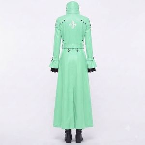 Manteau gothique en cuir pour femme, en tissu sergé personnalisé de qualité supérieure, à manches classiques et col rabattu, par RIVIAN ATLANTIC - Product Image 6