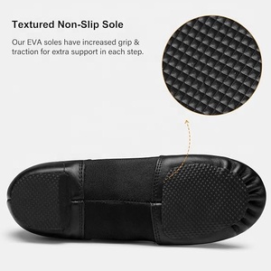 Zapatos de Baile Jazz Irlandés para Niñas, de Cuero Suave y Lona Elástica, con Tacón Bajo, Estilo Slip-On, Marca Baifa Danzo, Logotipo Personalizado, MOQ Bajo, OEM, ODM, DDP - Product Image 3