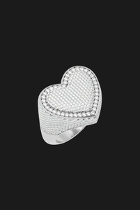 แหวนเพชรรูปหัวใจคุณภาพพรีเมียมสำหรับขอแต่งงาน ของขวัญสุดโรแมนติก มีจำหน่ายจากอินเดีย - Product Image 5