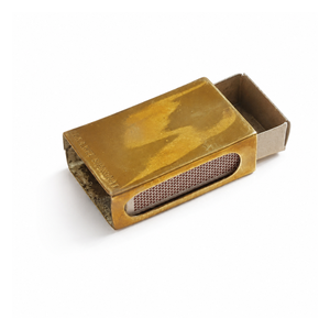 Antique Brass <b>Matchbox</b> Holder Decorative Metal Match Case Handmade Luxury Home Decor Accessory for Candles Fireplace and Table - Product Image 1