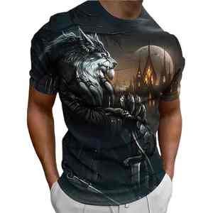 T-shirt Homme Personnalisé en Coton 100% Jersey Coupe Droite Respirant Écologique Manches Courtes Logo Avant Uni Vente en Gros - Product Image 6