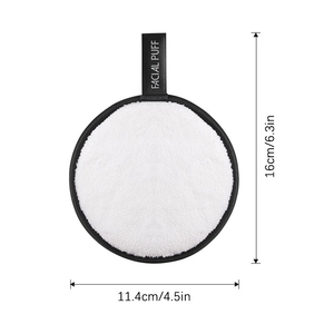 Éponge démaquillante réutilisable en microfibre, tampon nettoyant doux pour le visage pour un démaquillage sans effort - Product Image 6