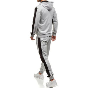 Conjunto Deportivo de 2 Piezas para Hombre, Diseño Nuevo, Pantalones Deportivos Ajustados y Sudadera con Capucha, para Invierno, Precio al por Mayor - Product Image 4