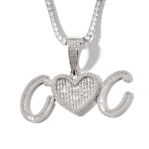 Cadena de eslabones cubanos de estilo Hip Hop con colgante de Jesús de diamante, collar de moda con piedras VVS creadas en laboratorio para hombres - Product Image 1