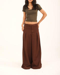 Camiseta Corta de Algodón Personalizada al por Mayor para Mujer, Camiseta Corta Lisa para Chicas - Product Image 2