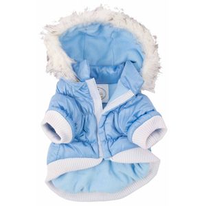 Cappotto Parka Metallico alla Moda per Animali Domestici, Abbigliamento Elegante per Animali - Product Image 3