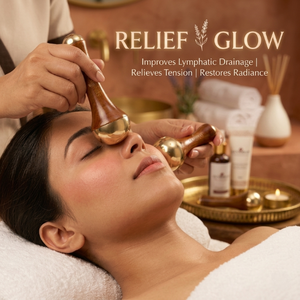 Varita de Masaje Corporal Manual Senoras Bronze Dual Kansa con una Sola Mango |   Reafirmación de la Piel y Uso Corporal Completo con Logotipo Personalizado - Product Image 1