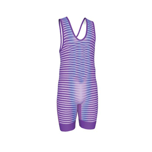 ชุดนักมวยปล้ำสำหรับผู้ชาย ผ้าเนื้อยืด ไร้แขน น้ำหนักเบา สวมใส่สบาย สำหรับฝึกซ้อม มีบริการ OEM - Product Image 6