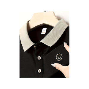 Camiseta de Polo de Golf para Hombre 100% Algodón, Polo en Blanco Bordado, Camisetas de Polo de Poliéster de Alta Calidad para Hombre - Product Image 3