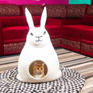 เตียงแมวแบบถ้ำ ทำจากขนแกะเมอริโนแท้ 100% เป็นมิตรกับสิ่งแวดล้อม น้ำหนัก 1 กก. สี FW005 ยี่ห้อ Feltandwool สำหรับแมวและลูกแมว - Product Image 5