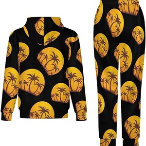 Vente en gros d'usine Survêtement uni léger à séchage rapide personnalisé Ensemble de vêtements d'hiver pour adultes avec survêtements de sublimation - Product Image 4