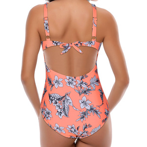 Bikini sexy de una pieza para mujer, traje de baño de verano para playa, traje de baño push-up de cintura alta - Product Image 3