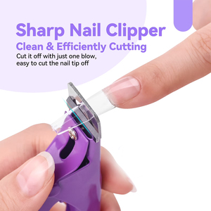 Cortadores de Uñas Acrílicas con Imanes Pequeños, Cuchillas en Forma de U Afiladas, Cortadores de Uñas Artificiales con 15 Imanes - Product Image 4