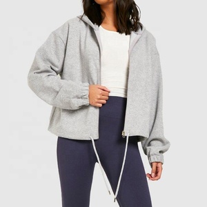 Sweat-shirt à capuche en coton personnalisé avec Logo imprimé, blanc 100% coton brodé, vêtements en éponge français en vrac, haute qualité, fermeture éclair, nouvelle collection - Product Image 2