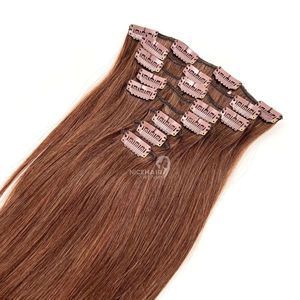 Extensions de cheveux humains 100% naturels de haute qualité, style clip-in, origine vietnamienne, cheveux vierges, produit de beauté vietnamien - Product Image 6