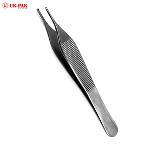 High Quality Suture Tying Forceps Blue <b>Titanium</b> Color Straight 7 Inch TC Surgical Instruments Suture Tying Tweezers - Product Image 4