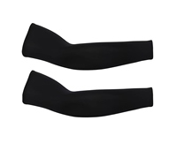 Manchons de bras unisexes respirants en nylon et cachemire, protection anti-UV, noir, blanc, gris, personnalisables pour adultes, cyclisme, utilisation en extérieur
