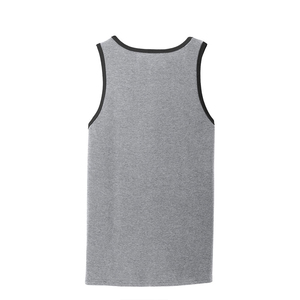 Débardeur formel en maille respirante polyester/coton à col rond pour homme, uni, avec logo sérigraphié sur le devant, idéal pour la gym et le fitness, 120g - Product Image 6