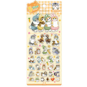 Autocollant en époxy gonflé Mofusand (1 de 6 types aléatoires) – Autocollant de 5 tailles pour la décoration de téléphones et de carnets - Product Image 6