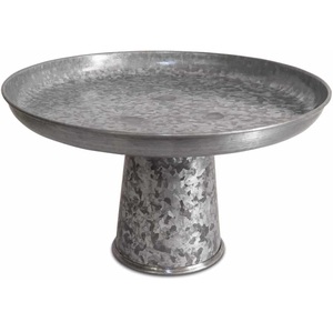 Fresh Selling Attractive Design Galvanized Metal <b>Round</b> Pedestal Cake Stand Dessert <b>Serving</b> <b>Tray</b> For Home Decoration Parties - Product Image 2