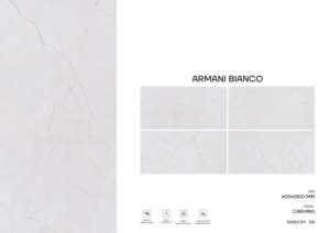 Azulejos de porcelana de alta resistencia para tallado, tamaño 600x1200, formato grande para suelo, pared y uso interior comercial. - Product Image 2