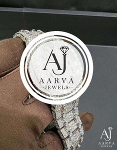 Reloj Mecánico Iced con Esfera Cuadrada, Pulsera de Cristal, Tono Plateado, Incrustaciones de Diamantes, Regalo de Joyería - Product Image 5