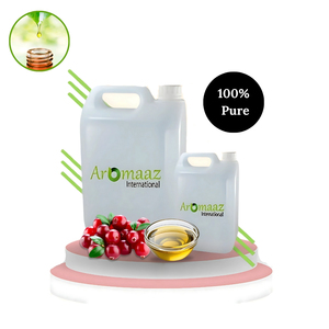 Huile Végétale de Graines de Canneberge 100% Pure et Naturelle, Distillée à la Vapeur, Certifiée BPF, Marque OBM pour Soins Cosmétiques Peau et Cheveux, Vrac Aromaaz - Product Image 4