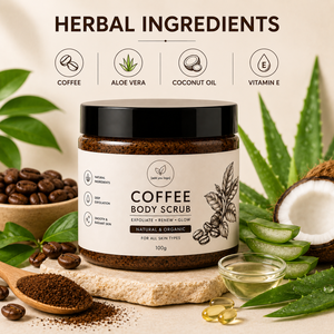 Private Label Organic Coffee Scrub Herbal Extract Exfoliating Anti-Cellulite Body Face Coffee Scrub Bulk - Product Image 4