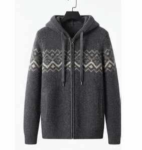 Sweat-shirts pour hommes en molleton de coton épais, coupe classique, avec poche, imperméables, personnalisables en gros, fabrication OEM directe - Product Image 3