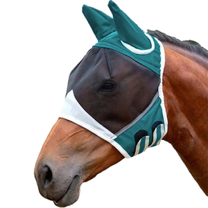 Couvre-mutte anti-mouches pour chevaux, respirant, léger, en maille avec protection des oreilles pour une protection équine quotidienne. Qualité supérieure avec OEM. - Product Image 3