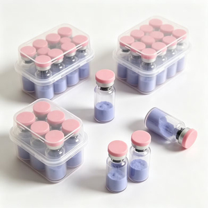 Peptide de cuivre bleu GHK-Cu de haute pureté 50 mg 100 mg, qualité cosmétique, pour soins de la peau, matières premières cosmétiques, commande en gros prise en charge - Product Image 5