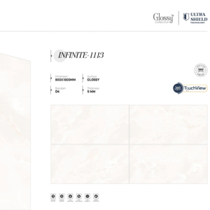 กระเบื้องพอร์ซเลนเคลือบเงาคุณภาพพรีเมียม ดีไซน์หรูหรา ขนาดใหญ่ 800x1600 1200x1800 750x1500 มม. สำหรับโรงแรม ห้างสรรพสินค้า สำนักงาน - Product Image 1