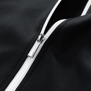 Ensemble de survêtement de performance pour homme, veste moderne à col montant et pantalon de jogging à taille élastique, vêtements de sport athlétiques - Product Image 4