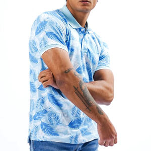 Men's for T-<b>Shirt</b> Polyester/Cotton Plus Size Comfortable Breathable <b>Half</b> <b>Button</b> Design Color Block High Quality New Short - Product Image 2
