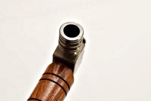 Hachette de Pipe à fumer de hache en acier de damas faite à la main, outil de Camping en plein air forgé à la main avec couvercle de qualité supérieure - Product Image 6