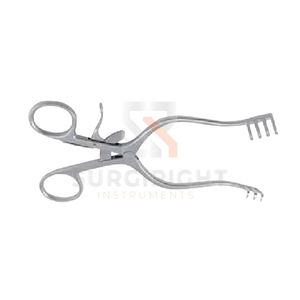 เครื่องมือผ่าตัดแบบยึดติดเอง Weitlaner Retractors สำหรับการดึงเนื้อเยื่ออย่างควบคุมได้ ช่วยเปิดเผยพื้นที่ผ่าตัด ใช้สำหรับการผ่าตัดทางนรีเวช - Product Image 1