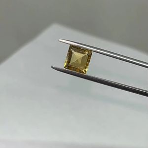 Citrino Dorado Natural Luxvory, Corte Cuadrado de 5MM, Gema Suelta de la Mejor Calidad para Joyería - Product Image 1
