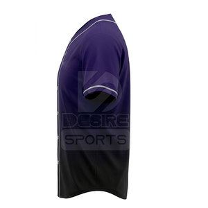 Uniforme de baseball léger de haute qualité 100 % polyester, séchage rapide, respirant, confortable, vêtements de sport, options personnalisables pour - Product Image 5