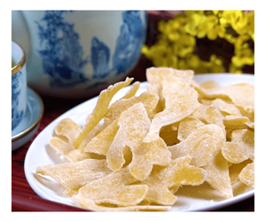 Tranches de gingembre enrobées de sucre 100 % naturelles, forte demande sur le marché mondial - Product Image 1