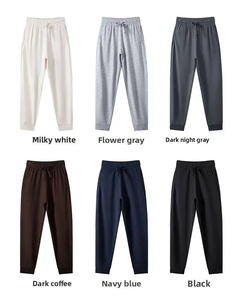 Pantalones Deportivos Anchos Personalizados con Logotipo para Hombre, Tela de Felpa de Alta Calidad, Corte Moderno y Acampanado, Ropa Urbana - Product Image 3