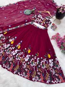 LEHENGA CHOLI, ROPA INDIA DE BOLLYWOOD PARA FIESTAS Y BODAS, ESTILO PAQUISTANÍ, LISTA PARA USAR - Product Image 5