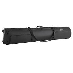 Sac à roulettes pour ski en tissu Oxford imperméable 600D, sac rembourré pour snowboard avec roues pour les voyages en avion jusqu'à 68,9 pouces/175 cm, sangles réglables - Product Image 1