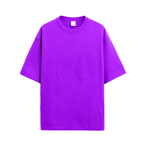 เสื้อยืดคอกลมแขนสั้นผู้ชายสีดำแบบสั่งทำพิเศษ ผ้าคอตตอน 100% เนื้อผ้าวอร์สเตด  โลโก้ตัวอักษรด้านหน้า สไตล์ทางการ ทรงหลวม ป้องกันการเป็นขุย - Product Image 2