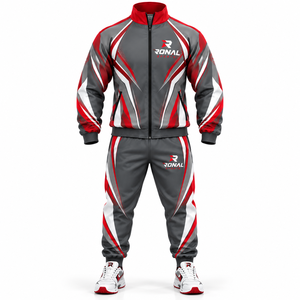 Ensemble de survêtement personnalisé 100% coton pour homme, coupe ample et décontractée, style Hip Hop, avec sweat à capuche et pantalon de survêtement en molleton - Product Image 1