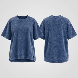 Camiseta de Mujer de Alta Calidad con Lavado Ácido, Construcción Duradera, Tela Suave y Diseño Cómodo - Product Image 4