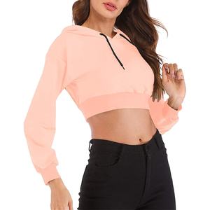 Haut court d'été pour femmes, T-shirt d'été en coton Polyester Club Fit Sexy tenue femme Crop Top T-shirt - Product Image 1